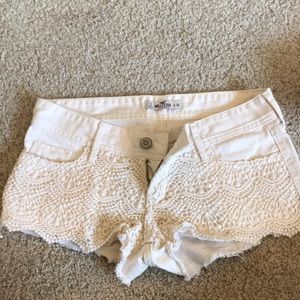 Hollister White Shorts!